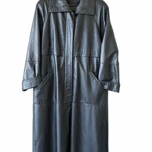 Vintage Legittima Pelle Leather Coat